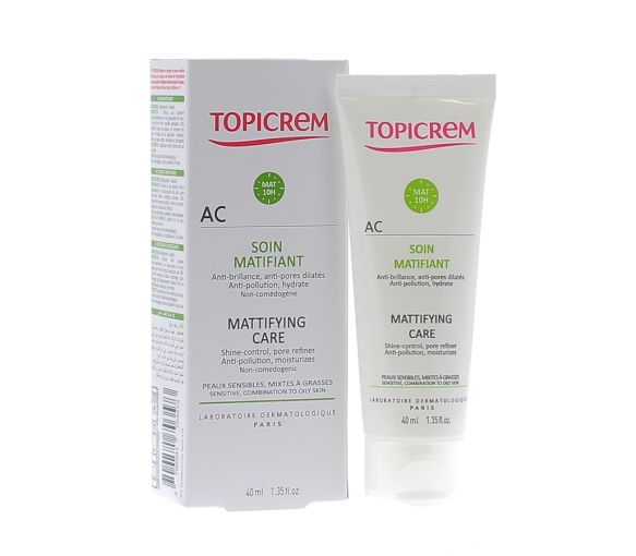 Mattierende Pflege AC Topicrem - Tube mit 40ml - image 1