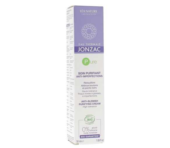 Reinigende Anti-Unreinheiten Pflege für Mischhaut bis fettige Haut Thermalwasser Jonzac Léa Nature - Tube mit 50 ml