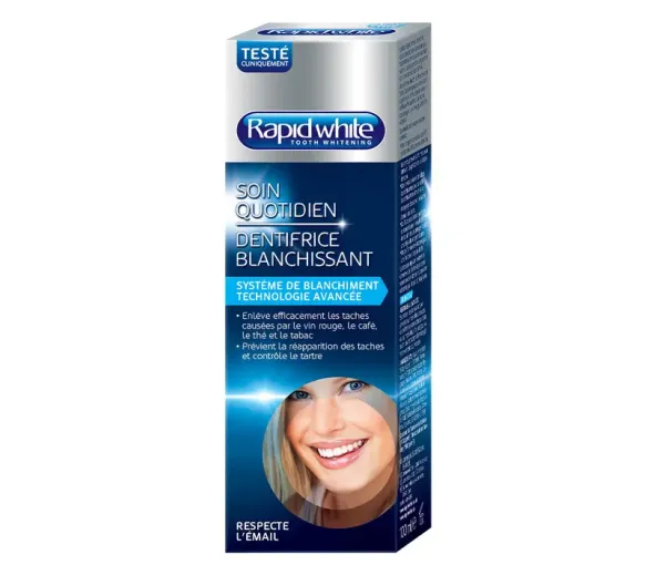 Tägliche Pflege Aufhellende Zahnpasta Rapid White - Tube mit 100 ml