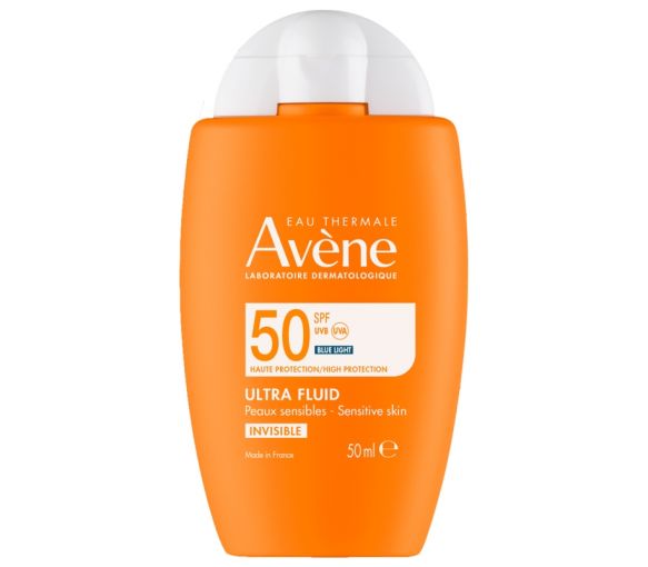 Solaire Ultra Fluid Unsichtbar SPF50 Avène - Flasche mit 50 ml