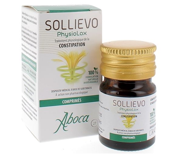 Sollievo PhysioLax Verstopfung Aboca - Packung mit 27 Tabletten