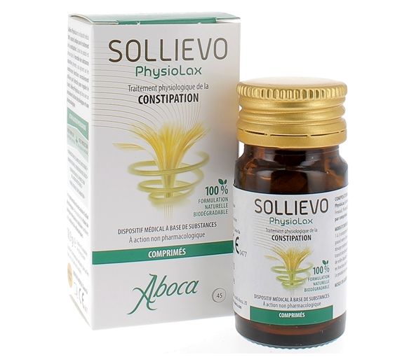 Sollievo PhysioLax Verstopfung Aboca - Packung mit 45 Tabletten
