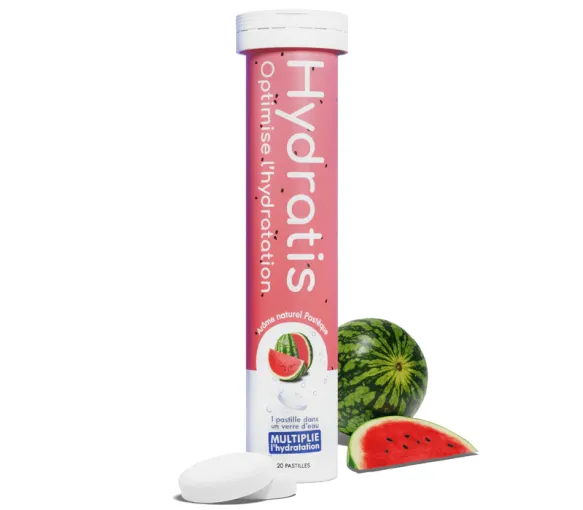 Wassermelonen-Geschmack Hydratis - Tube mit 20 Brausetabletten - image 1