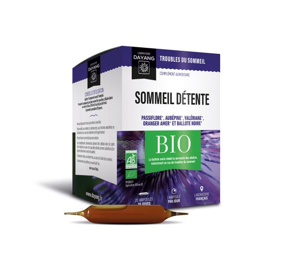 Schlafentspannung Bio Dayang - Box mit 20 Ampullen