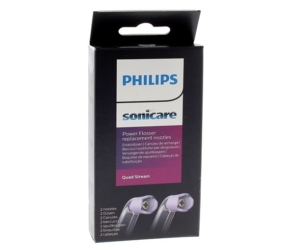 Sonicare Quad Stream Power Flosser Philips - 2 Ersatzdüsen im Paket