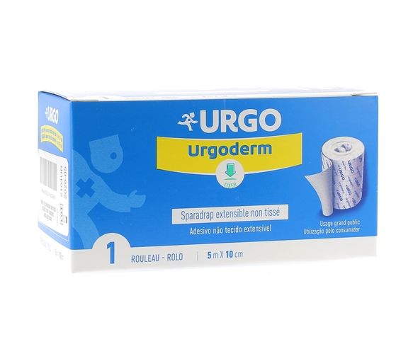 Urgoderm Vliesstoff elastisches Pflaster Urgo - 1 Rolle von 5mx10cm
