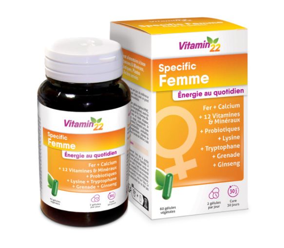 Vitamin 22 Specific Frau Ineldea - Packung mit 60 Kapseln - image 1