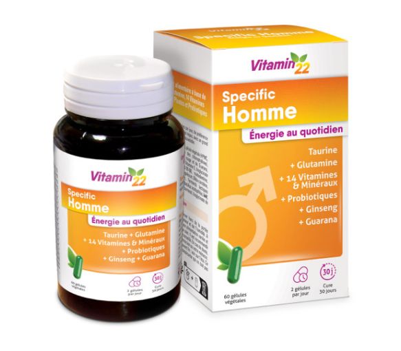 Vitamin 22 Specific Mann Ineldea - Packung mit 60 Kapseln - image 1
