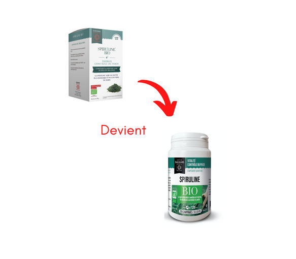 Bio-Spirulina Energie/Gewichtsmanagement Dayang - 120 Tabletten Box