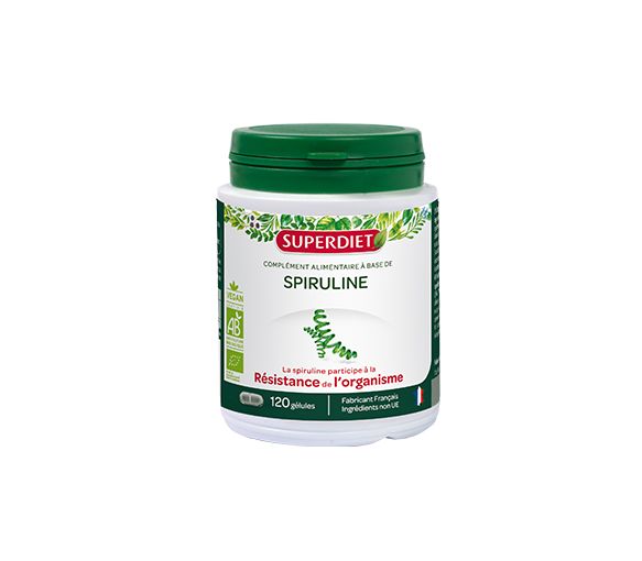 Spirulina SuperDiet - Dose von 120 Kapseln