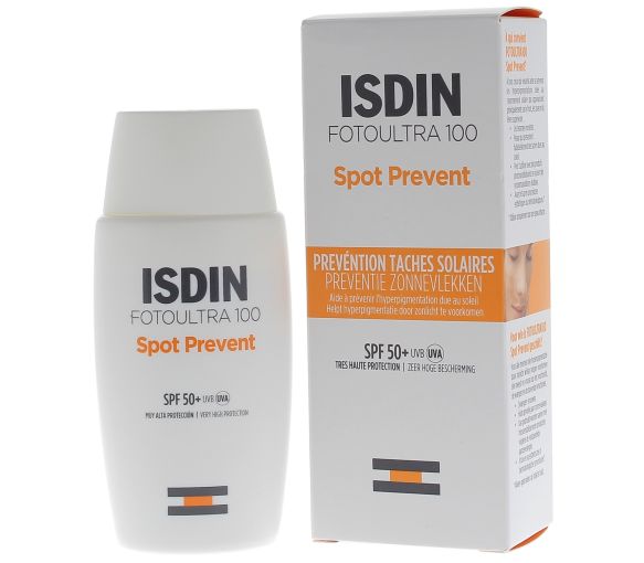 Spot Prevent Sonnenschutz gegen Sonnenflecken SPF50+ Foto Ultra 100 Isdin - Flasche mit 50ml - image 1