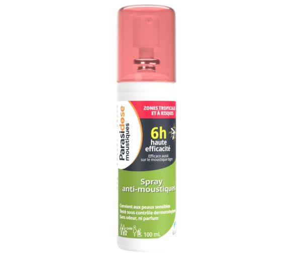 Mückenspray für tropische und risikobehaftete Gebiete Parasidose - Spray mit 100 ml - image 1