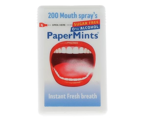 Zuckerfreies Mundspray PaperMints - Spray mit 12 ml