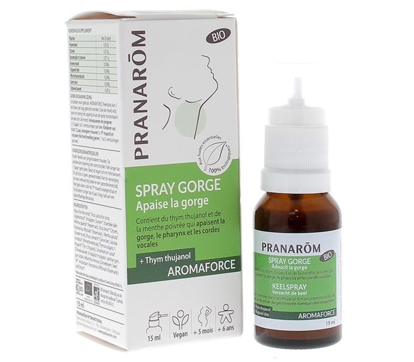 Bio-Pranarôm beruhigendes Halsspray - Spray mit 5 ml