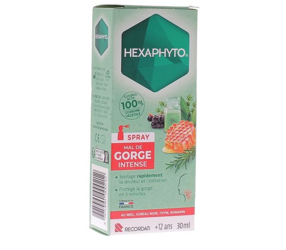 Intensiv Halsschmerzspray Hexaphyto - 30ml Spray - image 1