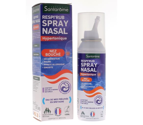 Respi'rub hypertonisches Nasenspray verstopfte Nase Santarome - Spray von 100ml - image 1