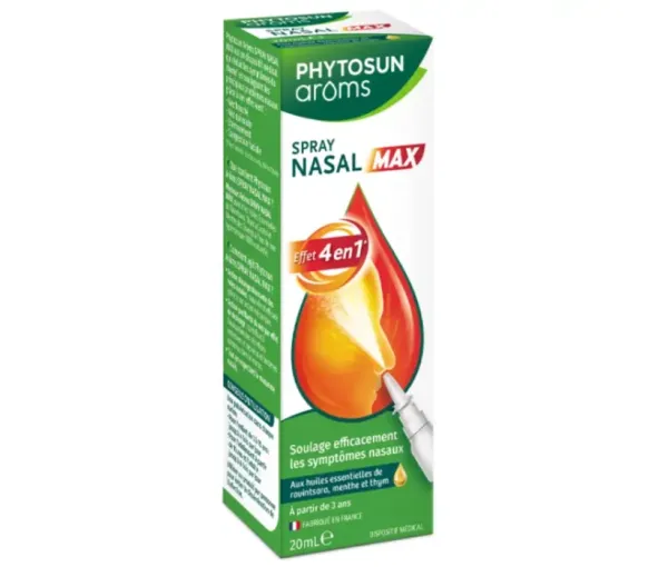 Nasenspray Max Effekt 4 in 1 Phytosun Aroms - Spray von 20ml
