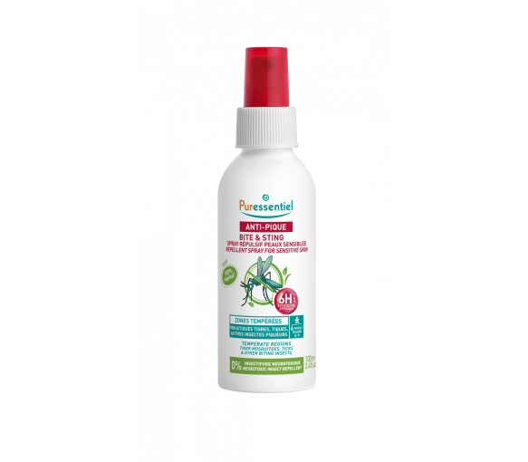 Puressentiel - Insektenschutzspray für empfindliche Haut - 100ml Flasche - image 1