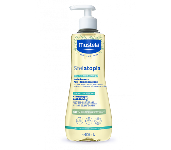 Stelatopia Baby-Kinder Waschöl Mustela - Pumpflasche mit 500 ml - image 1