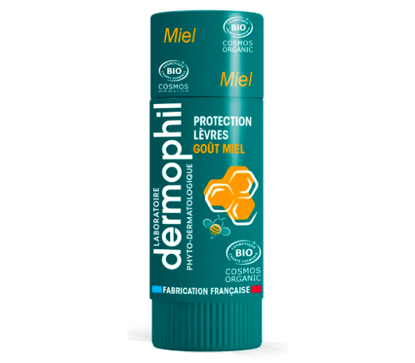 Bio Lippenbalsam mit Honiggeschmack Dermophil Indien - 1 Lippenbalsam von 4g