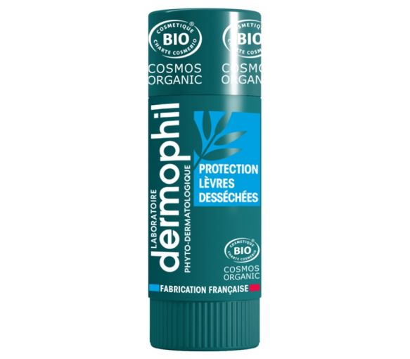 Lippenbalsam Schutz für trockene Lippen bio Dermophil Indien - Stick mit 4 g