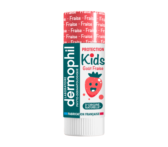 Lippenbalsam Erdbeere Kinder Dermophil Indien - 1 Lippenbalsam von 4 g