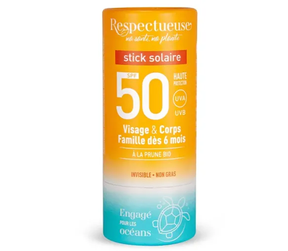 Sonnenschutzstick SPF50 respektvoll - Stick von 18g