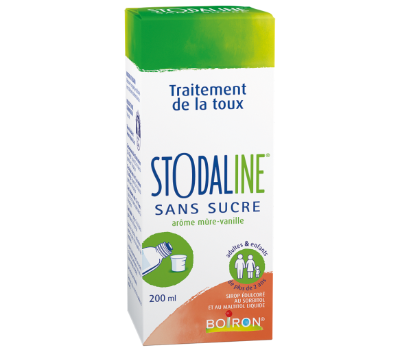Stodaline ohne Zucker Hustenmittel Boiron - Flasche mit 200 ml