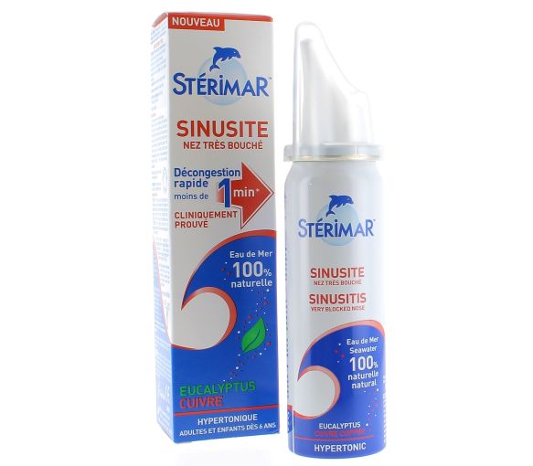 Sinusitis stark verstopfte Nase Stérimar - Spray von 50 ml