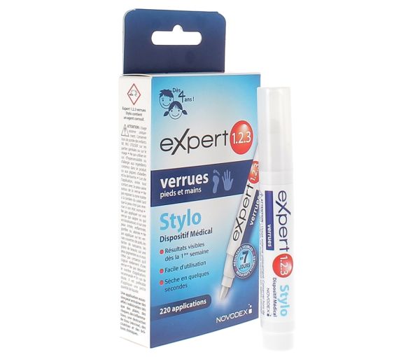 Expertenstift für Fuß- und Handwarzen Novodex - 3 ml Stift