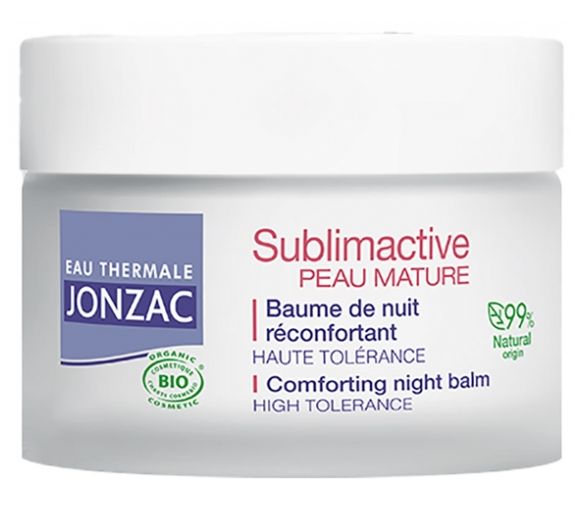 Sublimactive Reife Haut Beruhigende Nachtbalsam Bio Thermalwasser Jonzac - 50 ml Tiegel