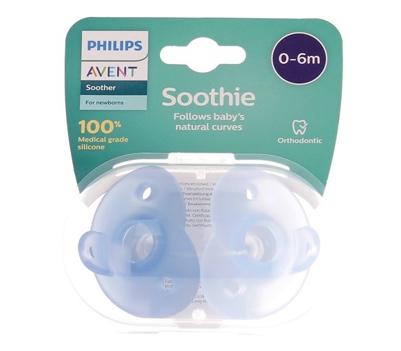 Soothie-Schnuller 0-6 Monate Avent - 2er-Pack Schnuller