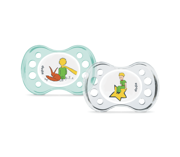 Anatomische Schnuller 0-6 Monate Limited Edition Der kleine Prinz Dodie - 2er Pack Schnuller