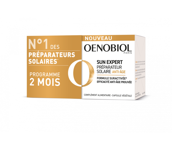 Sun Expert Sonnenvorbereitung Anti-Aging Oenobiol - 2er Pack mit 30 Kapseln - image 1