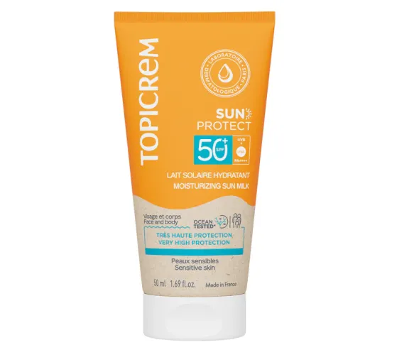Sun Protect Sonnenmilch feuchtigkeitsspendend SPF50 Topicrem - Tube mit 50ml - image 1