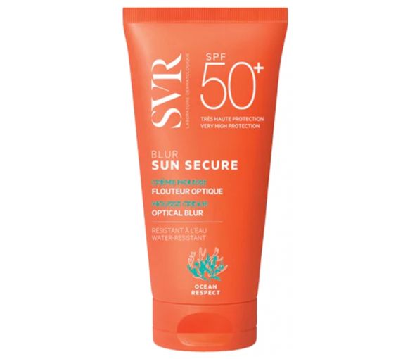 Sun Secure Blur Creme Mousse Optischer Weichzeichner SPF 50 ohne Duft SVR - Tube mit 50 ml - image 1