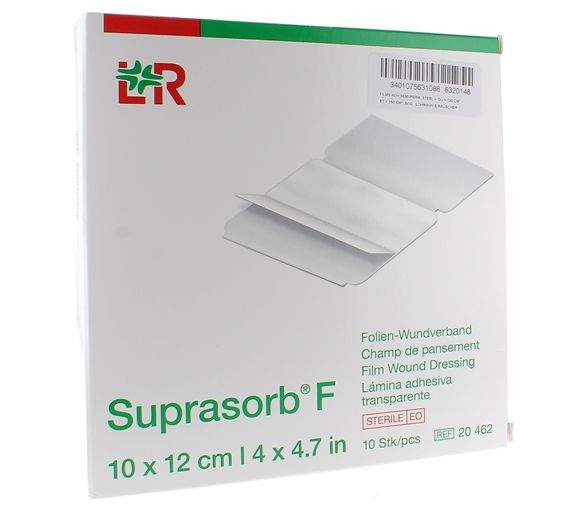 Suprasorb F Verbandfeld 10x12cm Lohmann & Rauscher - 10 Stück
