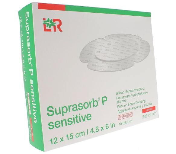 Suprasorb P Sensitive Multisite Lohmann & Rauscher - 10 Einheiten von 12x15 cm