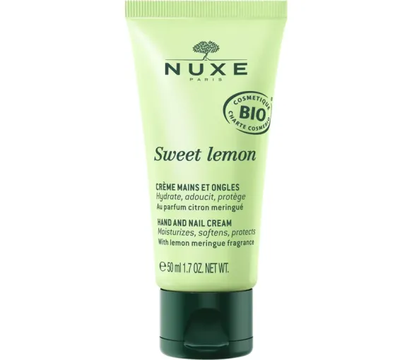 Sweet Lemon Bio-Hand- und Nagelcreme Nuxe - 50ml Tube - image 1