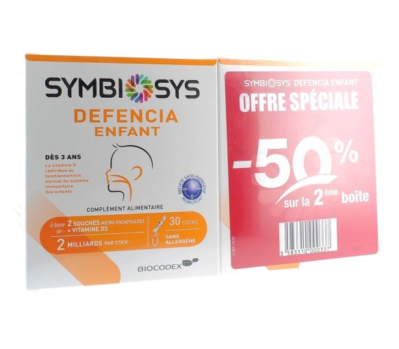 Symbiosys Defencia Kind Biocodex - 2er Pack mit 30 Sticks