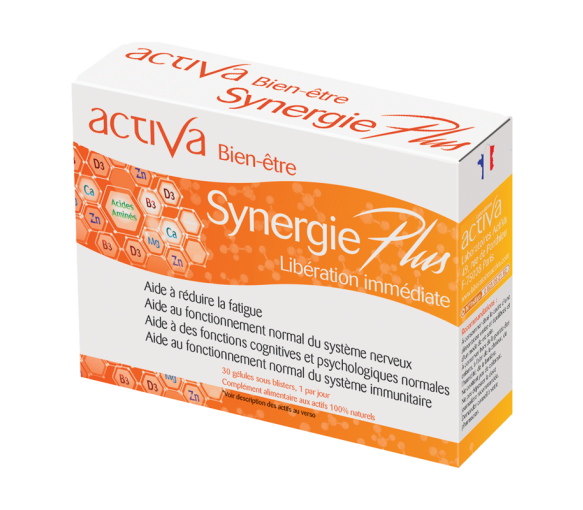 Synergie plus Activa Wohlbefinden - Packung mit 30 Kapseln