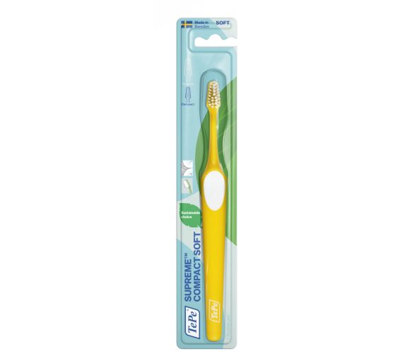 Supreme Compact Soft Zahnbürste TePe - 1 Zahnbürste