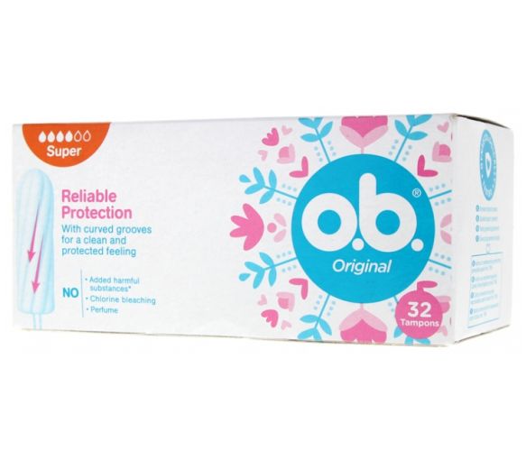 Originale Super o.b. Tampons - 32 Tampons pro Pack
