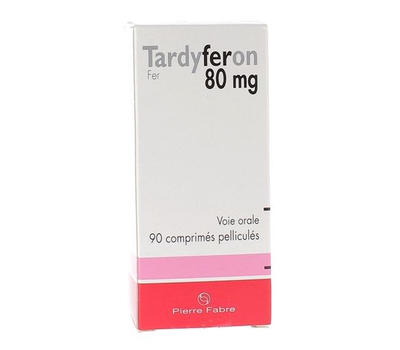 Tardyferon 80mg - Packung mit 90 filmbeschichteten Tabletten