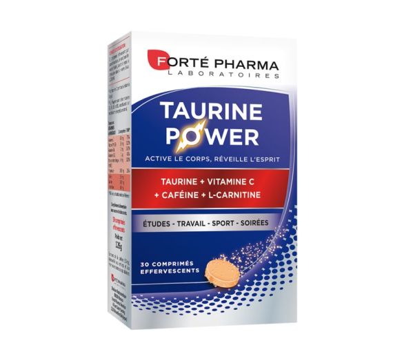 Taurin Power Forté Pharma Energie - 30 Brausetabletten