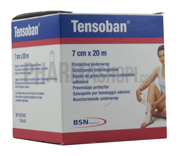 Tensoban Schutzbandage unter Druck BSN Medical - Band von 7 cm x 20 m