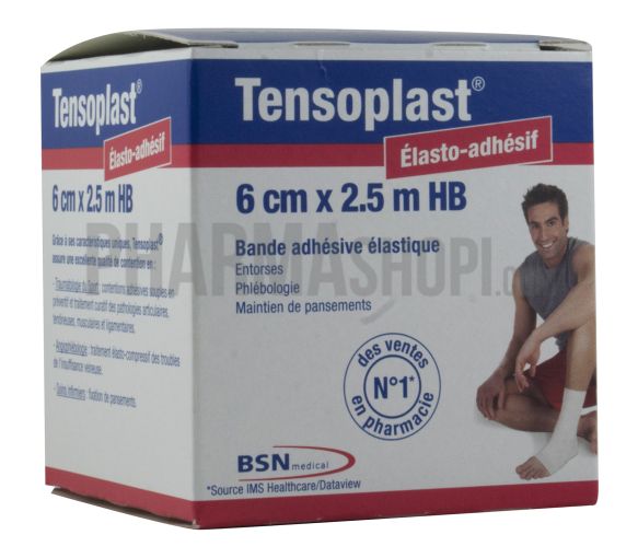 Tensoplast elastisch haftende elastische Bandage BSN medizin - Band von 6 cm x 2,5 m