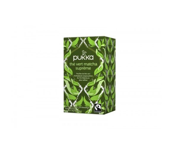 Bio Matcha Grüntee Supreme Pukka - Box mit 20 Beuteln