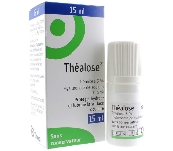 Théalose Augentropfen - Flasche mit 15 ml