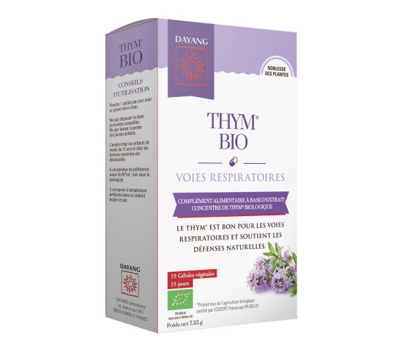 Thym Bio Atemwege Dayang - Packung mit 15 Kapseln